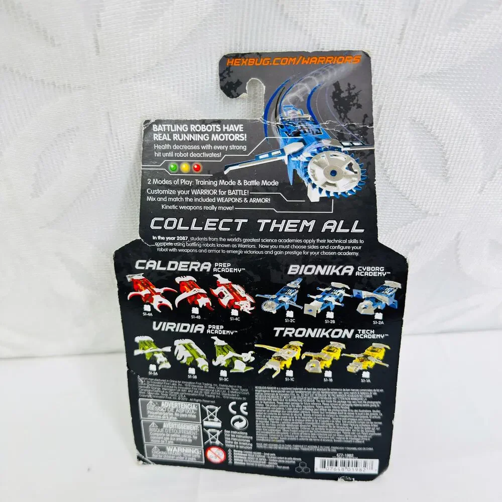 5 for‎ $25| HEXBUG Cyborg Academy Warriors battling robots BIONIKA S1-2C